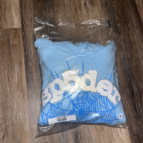 Sp5der Other - Sp5der Sky Blue Hoodie
